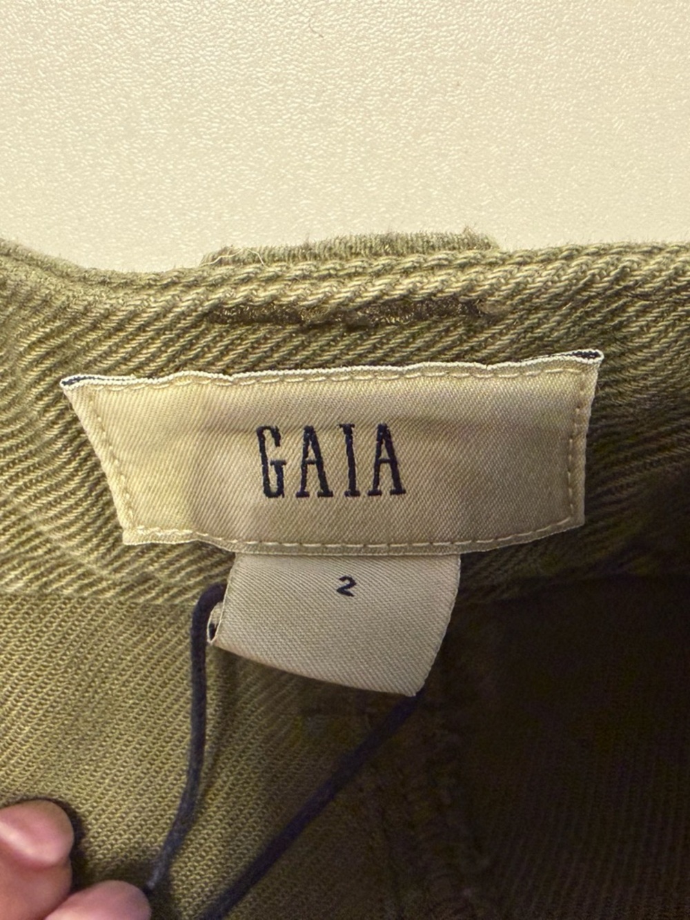 cult gaia Olive Cargo Wide-Leg Jeans - Picture 6 of 6